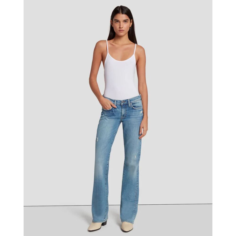 7 for All Mankind The Original Bootcut Jean, Summer Fig, Size 28 (30x34)